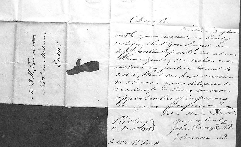 File:Reference Letter J Forrest WH Forrest 1818.jpg